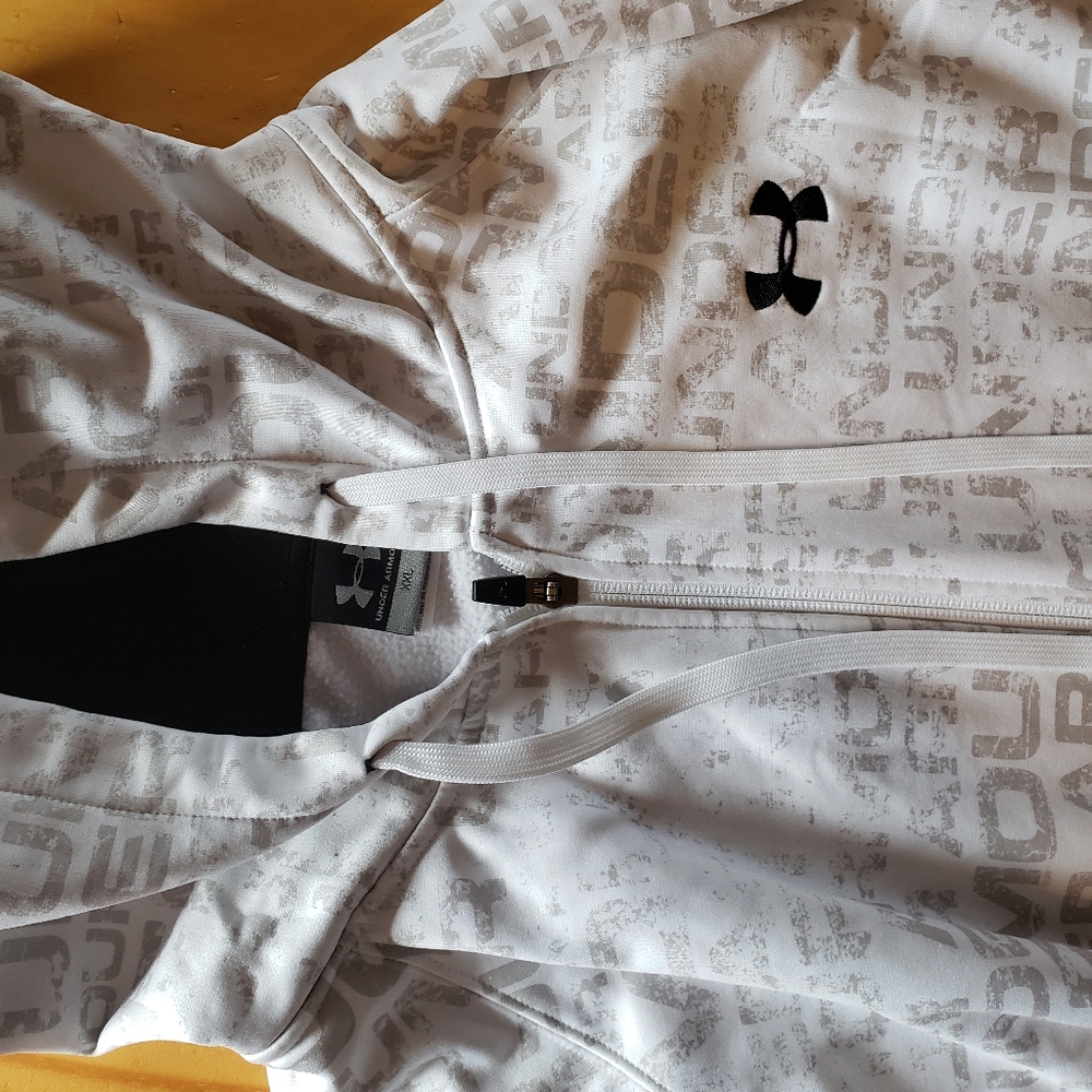 Under armour zip up hoodie.